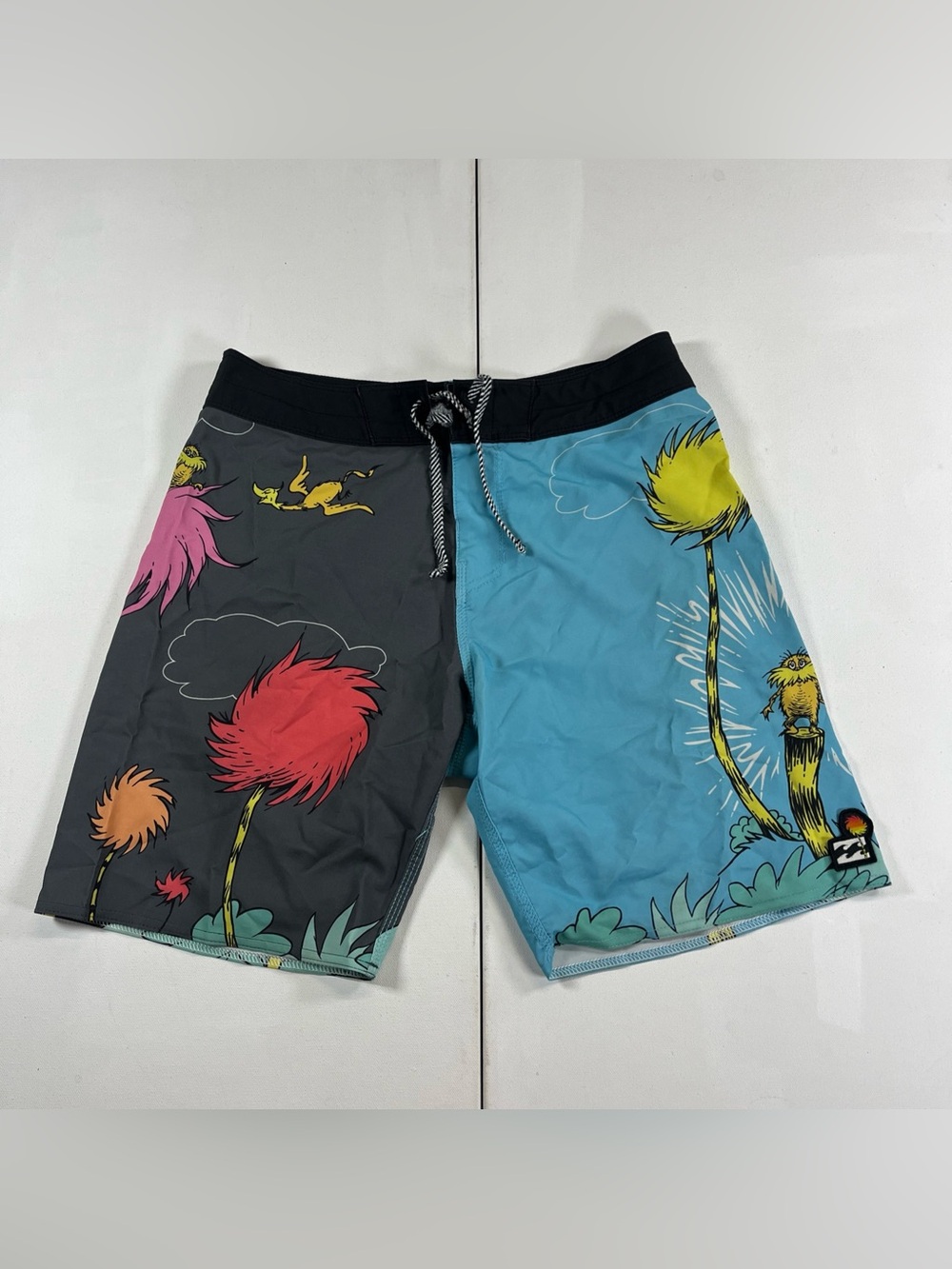 Billabong Lorax Dr Suess Board Shorts Graphic Swim Beach Size 29
